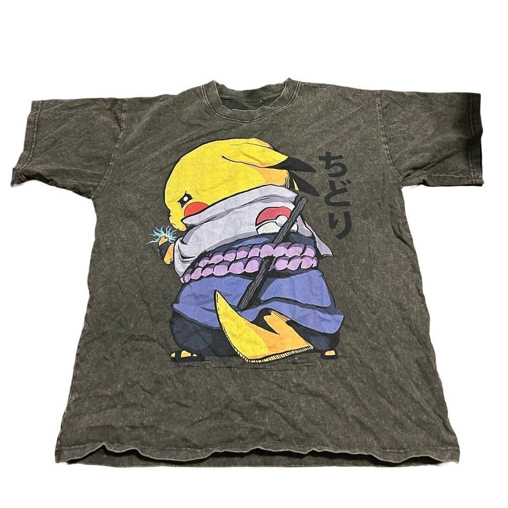 Pikachu Pokemon Anime Vintage Style T-shirt